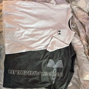 2 under armour youth large but fits like a women’s small/xs